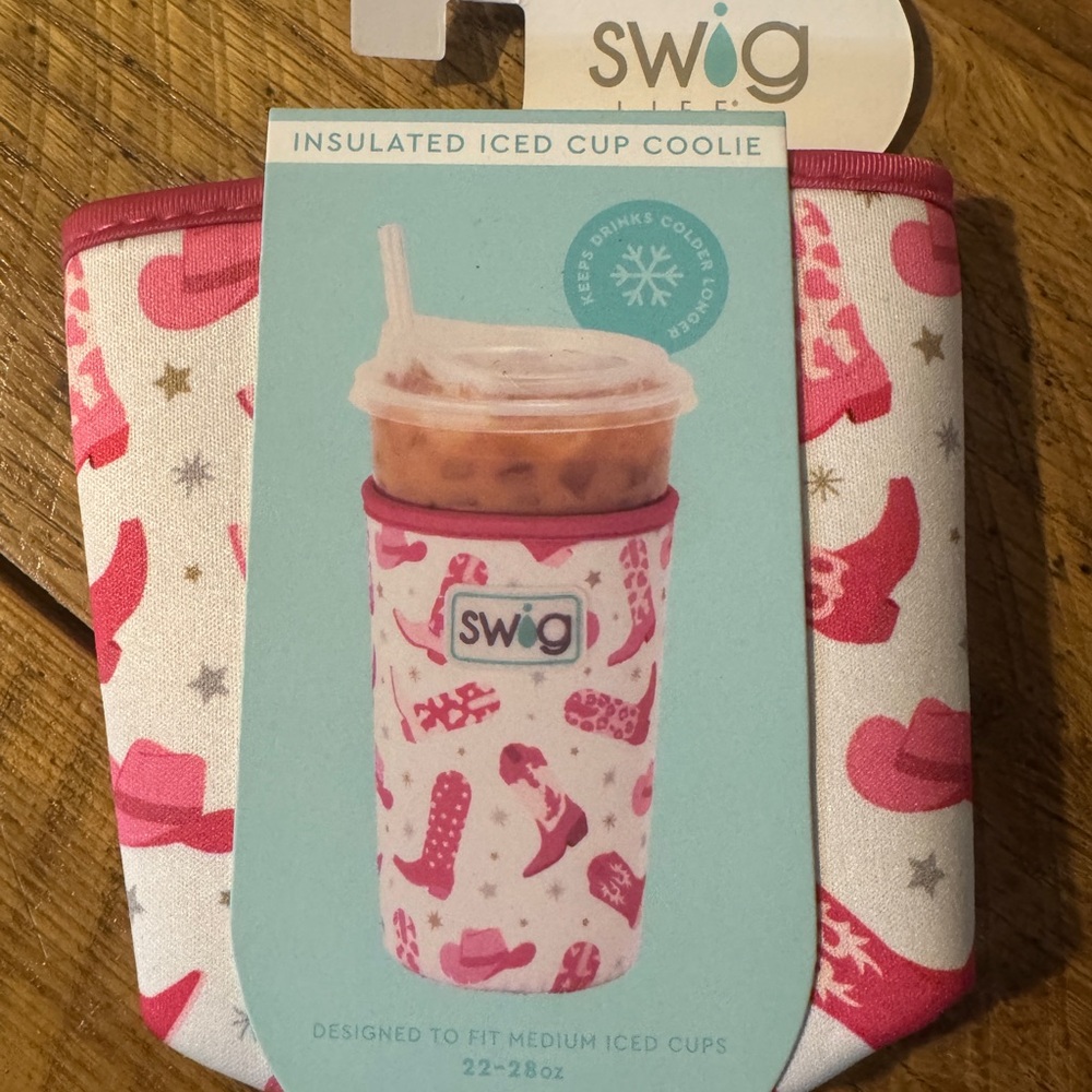 Swig Life Pink Insulated Iced Cup Coolie